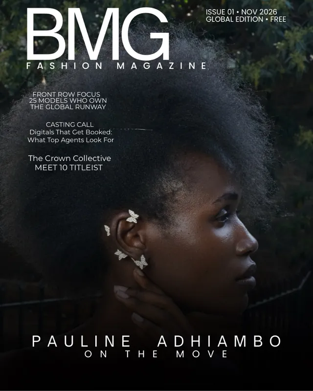 BMG Interactive Magazine Issue 01 cover — Pauline Adhiambo